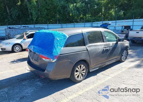 2014 Honda Odyssey Ex from USA, damaged, VIN 5FNRL5H41EB059523